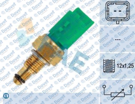 SAGEM.70138 Mazot Sicaklik Müşürü Orjinal    Renault Clio Kangoo Megane 1.5 Dci 7701206904
